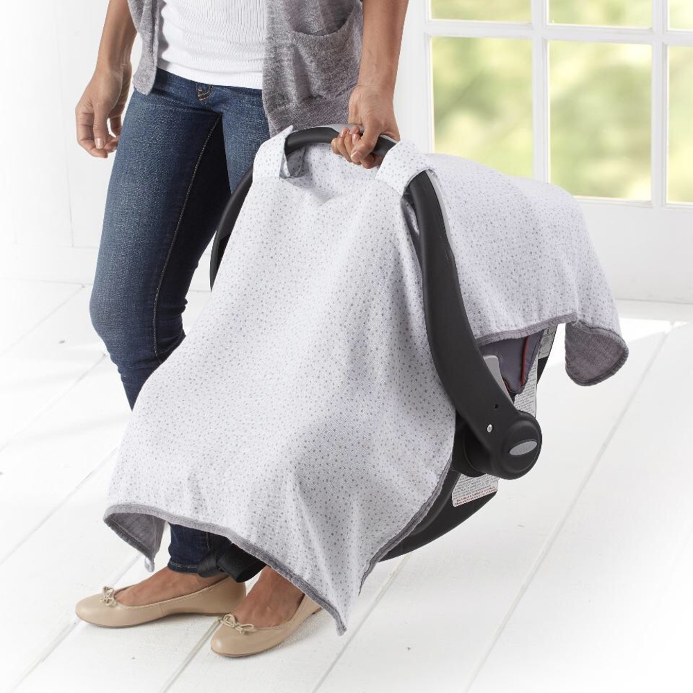 Zobo Muslin Car Seat Cover